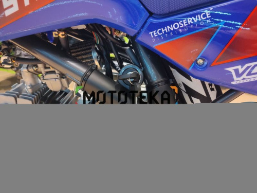 Питбайк Apollo (Аполло) RFZ Start 125 LE с фарой и электростартером 17/14 синий фото 17