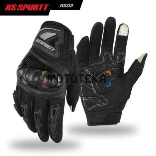 Мотоперчатки Spurtt (Спурт) RS02 черный L Мотоперчатки Spurtt (Спурт) RS02 черный L