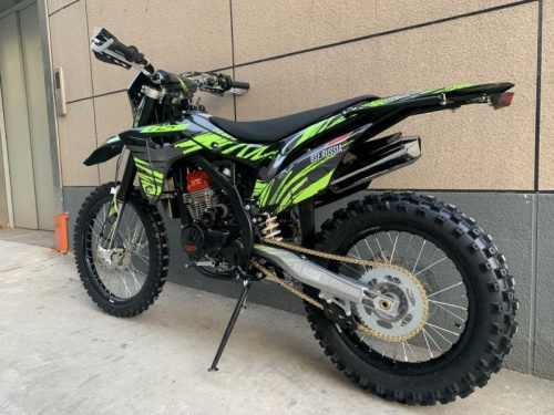 Мотоцикл кроссовый / эндуро BSE (БСЕ) Z5 21/18 Neon Black фото 8