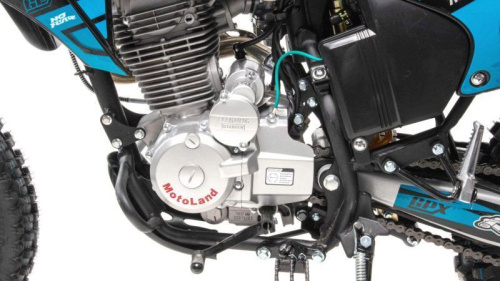 Мотоцикл кроссовый / эндуро MotoLand (Мотолэнд) XR 250 LITE (165FMM) синий фото 4