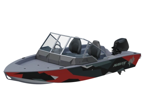 Лодка ПНД Navix (Навикс) C43 2 консоли фото 14