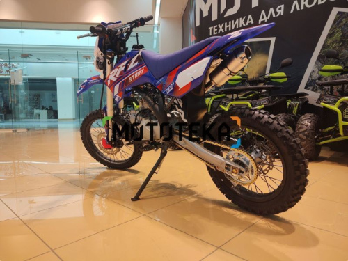 Питбайк Apollo (Аполло) RFZ Start 125 LE с фарой и электростартером 17/14 синий фото 18