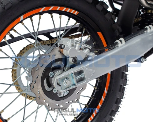 Мотоцикл кроссовый / эндуро Regulmoto (Регулмото) Sport - 003 PR 300 6 передач оранжевый/чёрный с ПТС фото 2