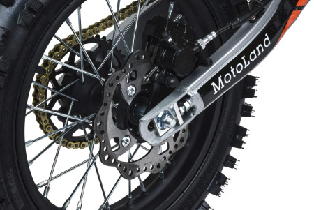 Питбайк MotoLand (Мотолэнд) SX 125 E 17/14 оранжевый - купить с доставкой, по выгодной цене в интернет-магазине Мототека