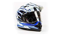 Шлем кроссовый THH TX - 26#3 WHT/BLUE (S)