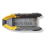 Лодка РИБ (RIB) Angler (Англер) Tornado 400 жёлтый/серый