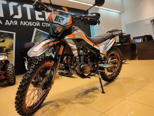 Мотоцикл кроссовый / эндуро Regulmoto (Регулмото) CR - X чёрный/оранжевый с ПТС фото 26