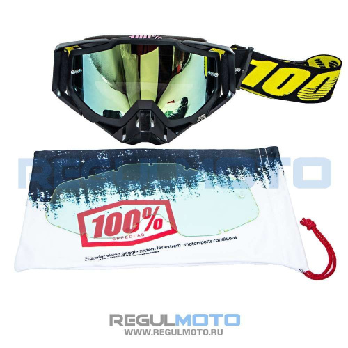 Очки 100% RACECRAFT чёрный фото 6