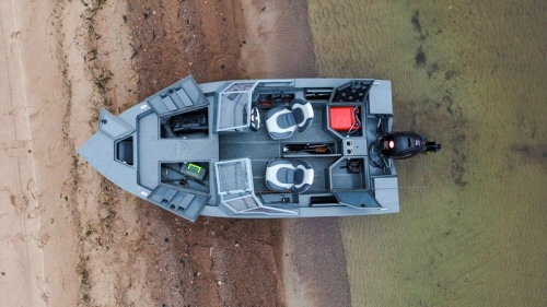 Лодка ПНД Navix (Навикс) C43 2 консоли фото 2