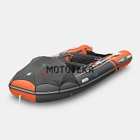 Лодка ПВХ GLADIATOR (Гладиатор) E 450 PRO оранжевый/тёмно-серый