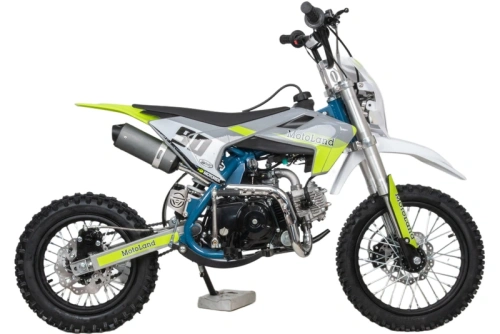 Питбайк MotoLand (Мотолэнд) TCX 125 E 14/12 + фара зелёный фото 3