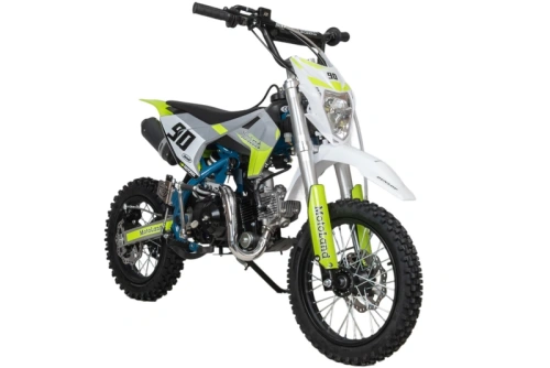 Питбайк MotoLand (Мотолэнд) TCX 125 E 14/12 + фара зелёный фото 5