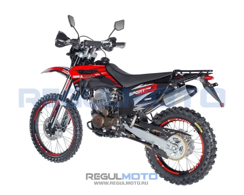 Мотоцикл кроссовый / эндуро Regulmoto (Регулмото) Sport - 003 PR 300 6 передач красный/чёрный с ПТС фото 7
